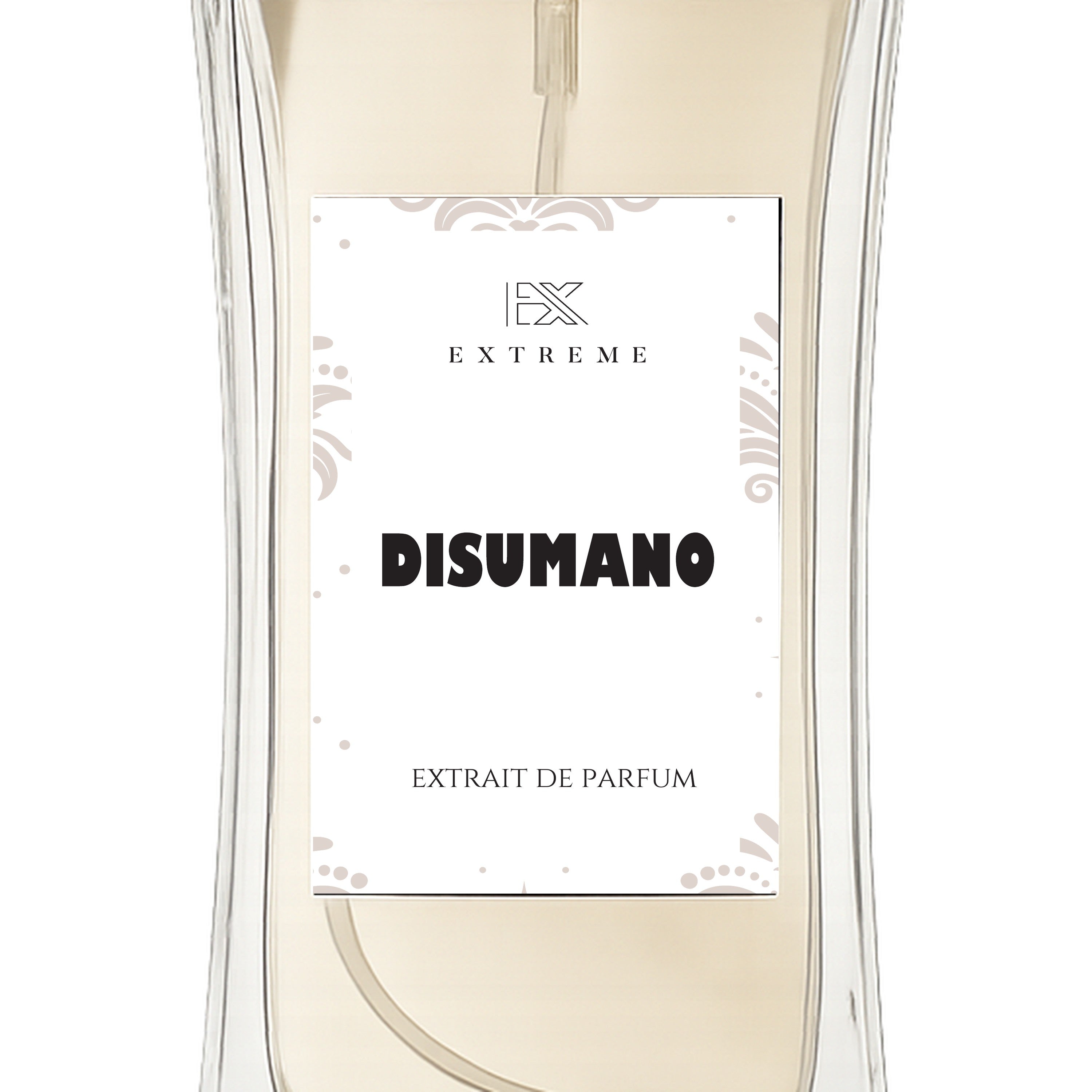 Disumano dettaglio etichetta