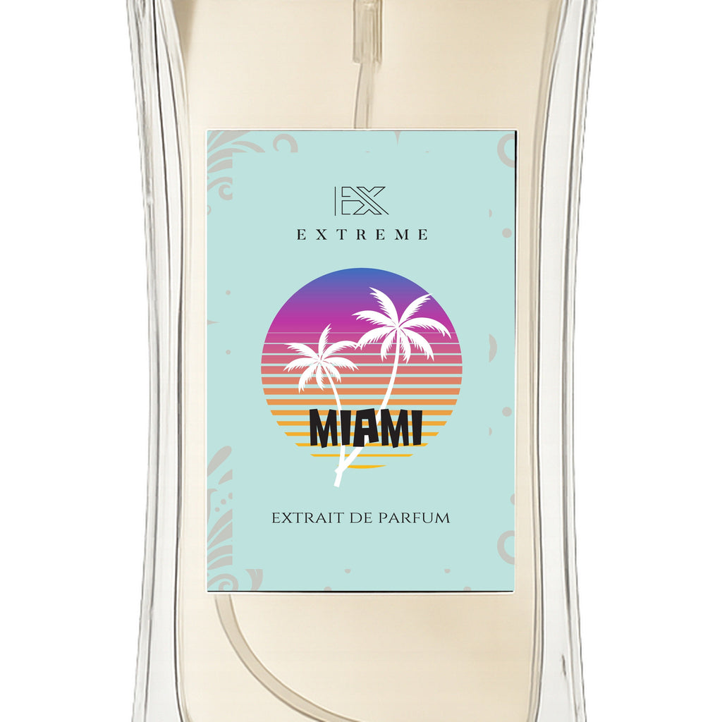 Miami dettaglio etichetta