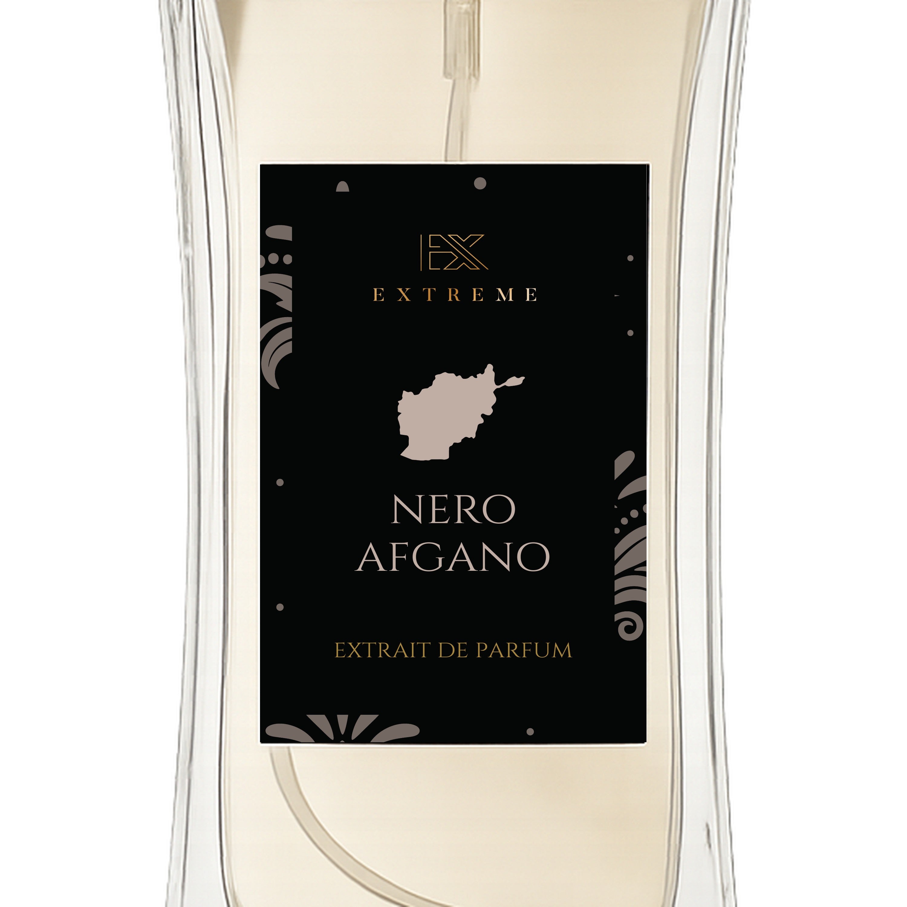Nero Afgano dettaglio etichetta