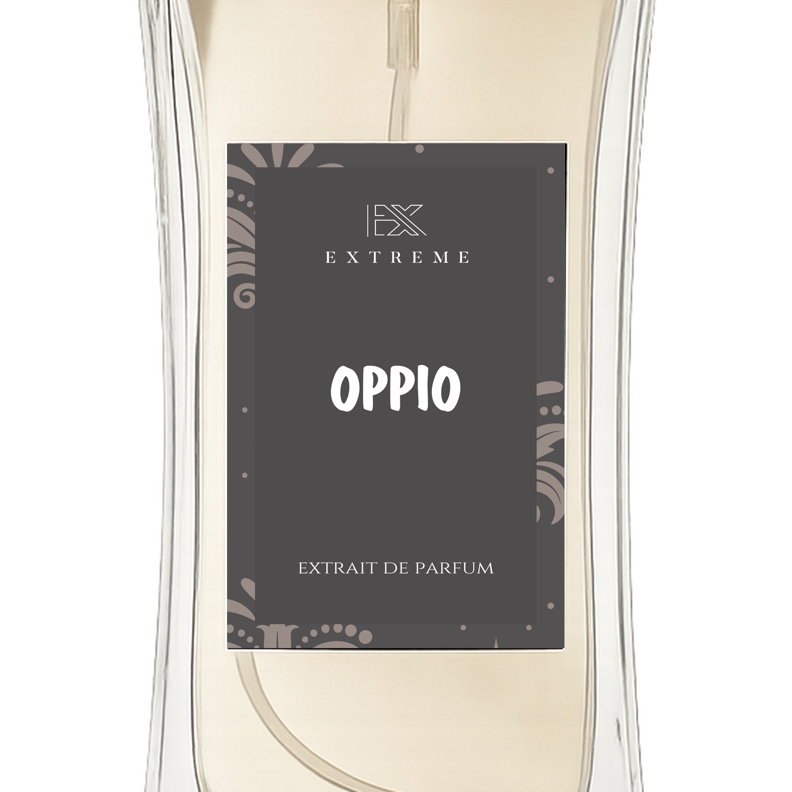Oppio dettaglio etichetta