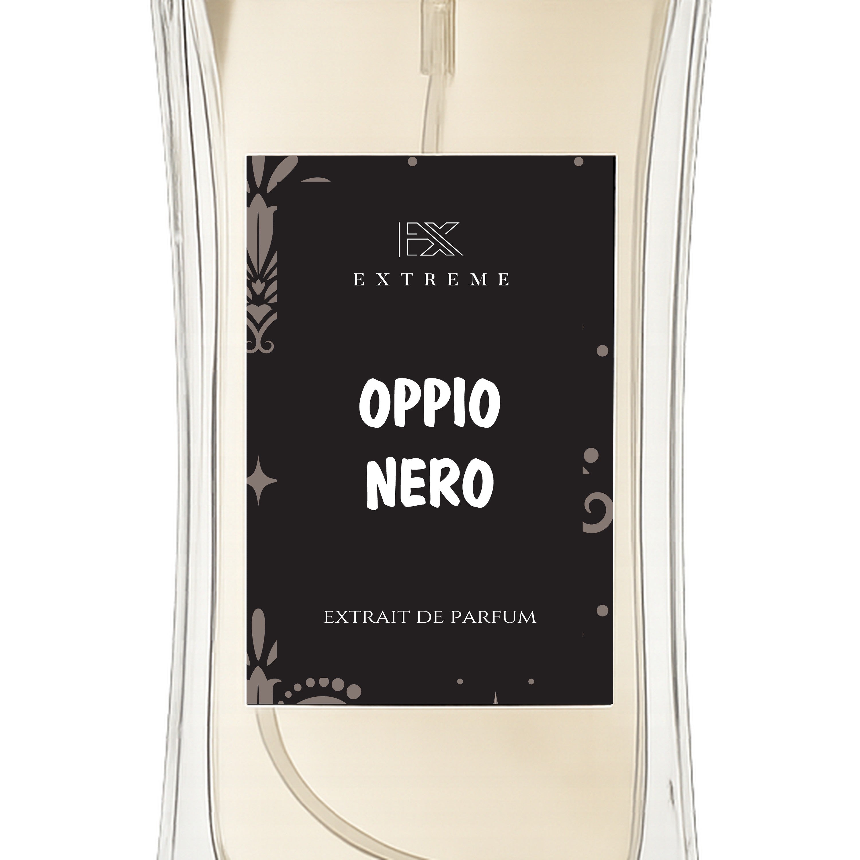 Oppio Nero dettaglio etichetta