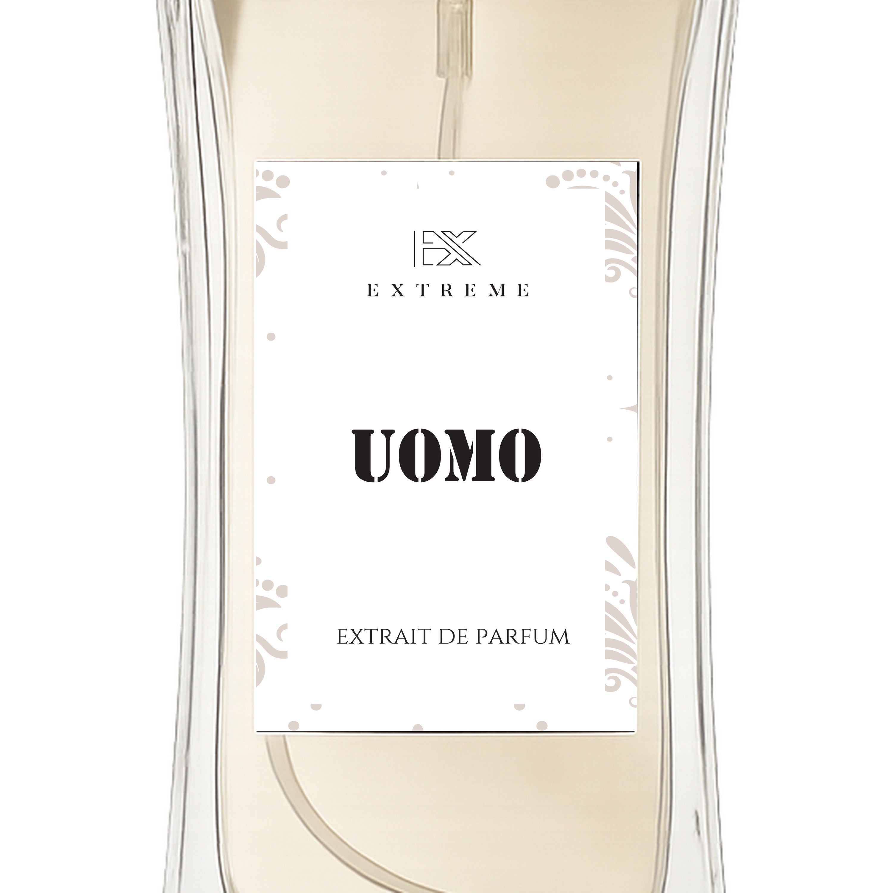 Uomo dettaglio etichetta
