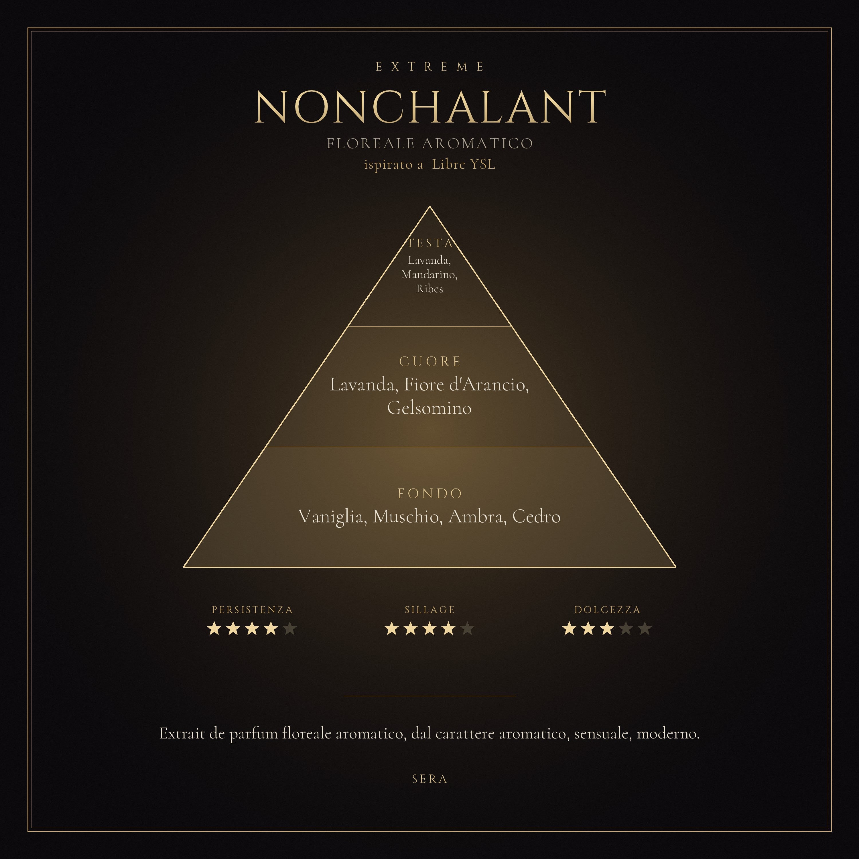 NONCHALANT mockup prodotto