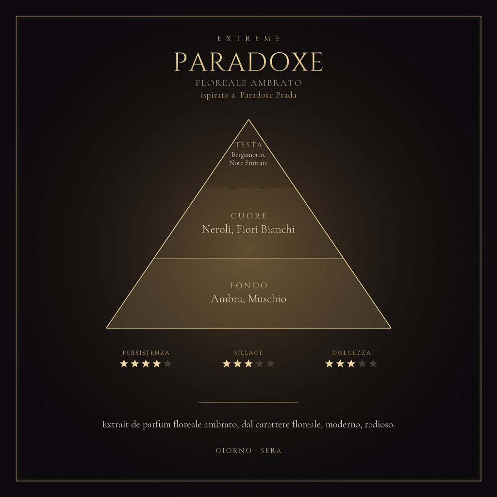 PARADOXE mockup prodotto