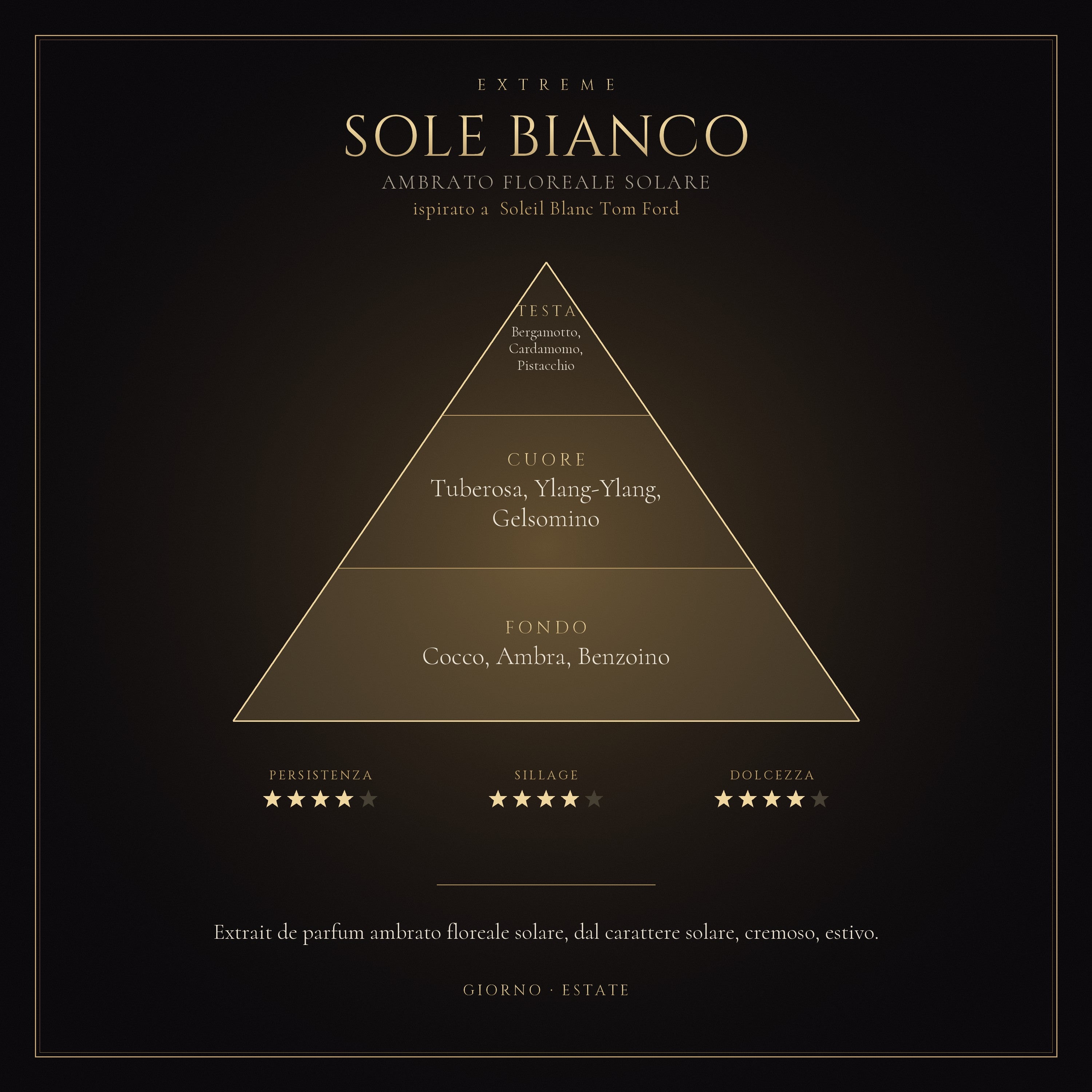 Sole Bianco mockup prodotto